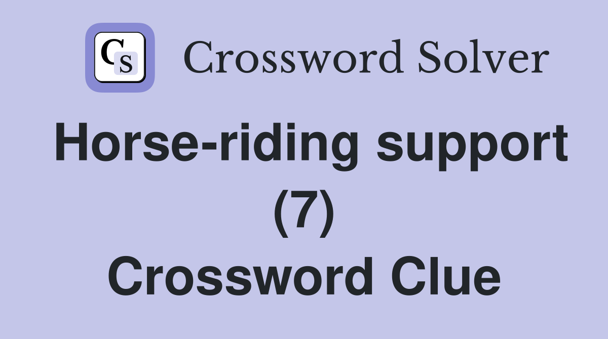 kind of horse that's a hard worker crossword clue